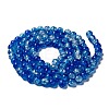 Baking Paint Crackle Glass Bead Strands CCG-S001-8mm-16-2