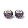 Handmade Glass European Beads GPDL25Y-07-2