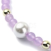 Natural & Dyed Malaysia Jade Braided Bead Bracelets BJEW-JB09988-3
