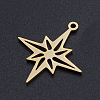 201 Stainless Steel Laser Cut Pendants STAS-S105-T898-2-2