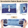 Elastic Fibre Book Covers AJEW-WH20020-032A-2