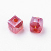 Electroplate Glass Beads X-EGLA-D018-4x4mm-M3-2