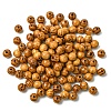 100Pcs Round Natural Wood Beads WOOD-YW0001-58C-1