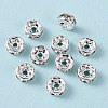 Middle East Rhinestone Spacer Beads X-RSB036NF-01-2