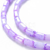 Opaque Baking Painted Crackle Glass Beads Strands X-EGLA-T008-18C-3