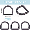 12Pcs Alloy Spring Gate Rings FIND-CN0002-49B-2