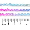 Transparent Painted Glass Beads Strands DGLA-A034-T2mm-A14-3