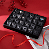 1Pc 24-Compartment Wooden Rings Presentation Boxes RDIS-PH0001-007-2