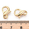 Brass Lobster Claw Clasps KK-N254-15G-3
