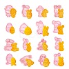 16Pcs Easter Theme Plastic Cookie Cutters EAER-PW0001-062A-02-1