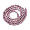 Opaque Solid Color Imitation Jade Glass Beads Strands EGLA-A044-P2mm-D13-2