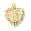 Rack Plating Brass Pendants KK-I722-09G-C-1
