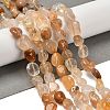 Natural Quartz Beads Strands G-P497-01E-57-2