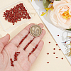 2 Strads Natural Red Jasper Round Beads Strands G-OC0005-70-3