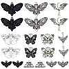 20Pcs 10 Styles Tibetan Style Alloy Pendants FIND-SC0021-44-1