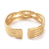304 Stainless Steel Cuff Bangles for Women BJEW-K263-05G-05-3