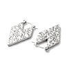 Non-Tarnish 304 Stainless Steel Heart Hoop Earrings for Women EJEW-K243-06P-2