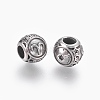 316 Surgical Stainless Steel European Beads STAS-P212-18P-07-1