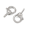 SHEGRACE Brass Spring Ring Clasps XGRQ58507-786P-2