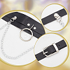 WADORN 2Pcs 2 Style Punk Style PU Leather Corset Belts AJEW-WR0002-05-3