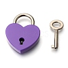 Alloy Padlock Mini Lock with Key AJEW-WH0171-19A-1