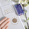 50Pcs Rack Plating Brass Beads KK-SC0005-14-3