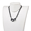 Personalized ABS Plastic Cable Chain Necklaces NJEW-JN02849-01-4