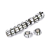 Handmade Lampwork & Brass Core European Beads LAMP-N044-01S-01-2