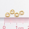 Brass Open Jump Rings JRC4MM-G-3
