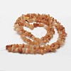 Natural Red Aventurine Beads Strands G-F328-09-2