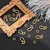 Tibetan Style Hook and Eye Clasps GLF1277Y-NF-4