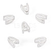 6Pcs 925 Sterling Silver Hollow Initial Beads STER-TA0001-53A-2