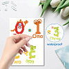 8 Sheets 8 Styles PVC Waterproof Wall Stickers DIY-WH0345-090-3