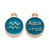 Alloy Enamel Pendants ENAM-S124-01B-05J-1
