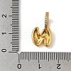 Brass Micro Pave Cubic Zirconia Pendants KK-K345-13N-G-3