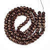 Baking Paint Glass Beads X1-DGLA-N010-8mm-08-2