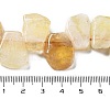 Heated Natural Citrine Beads Strands G-P528-K07-01-4