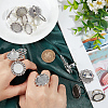 16Pcs 8 Style Adjustable Alloy Finger Rings Components FIND-SC0008-64-3