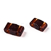 2-Hole Glass Seed Beads SEED-T003-01B-09-3
