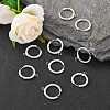 201 Stainless Steel Huggie Hoop Earring Findings STAS-P283-01J-S-5