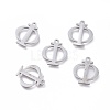 Tarnish Resistant 304 Stainless Steel Charms STAS-K215-09P-1