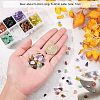 Natural Gemstone and Glass Chip Beads Sets G-NB0001-51-2