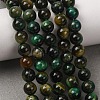 Grade AB Natural Tiger Eye Beads Strands X-G-B133-A02-6MM-02-6