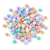 120Pcs 6 Colors Opaque Resin Cabochons CRES-TA0001-28-3