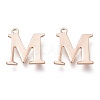 PVD Vacuum Plating  304 Stainless Steel Charms STAS-H112-M-RG-1