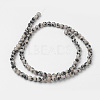 Natural Dalmatian Jasper Bead Strands G-G735-68-4mm-2