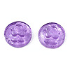 Spray Painted Transparent Resin Cabochons CRES-S302-64-A04-2