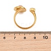 304 Stainless Steel Cubic Zirconia Cuff Open Rings for Women GG-CBA32C5-01G-3
