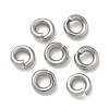 Tarnish Resistant 304 Stainless Steel Open Jump Rings X-STAS-E067-07-4mm-1