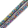 Electroplated Synthetic Non-Magnetic Hematite Beads Strands G-H020-M01-11-1